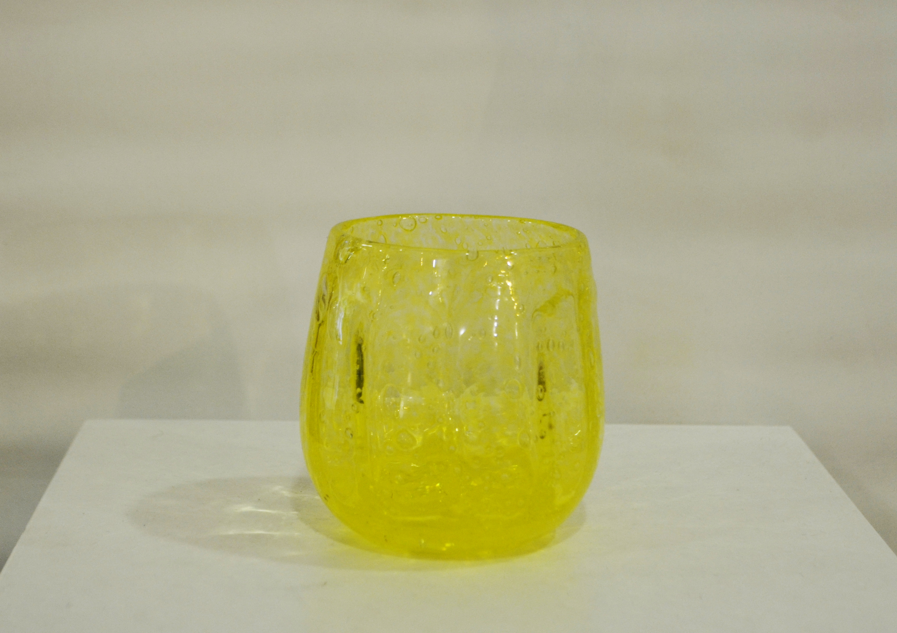 Gobelet à sangria en verre bullé de Biot